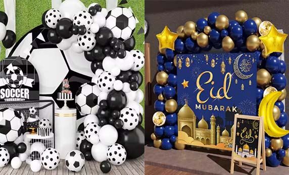 Możemy dostosować łańcuchy balonowe