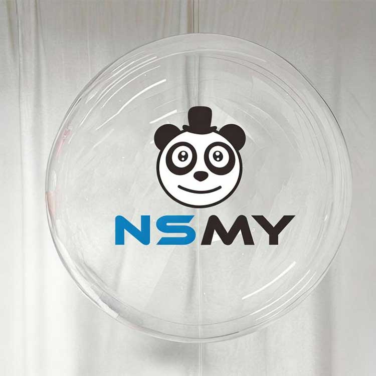 48-calowe okrągłe przezroczyste balony Bobo