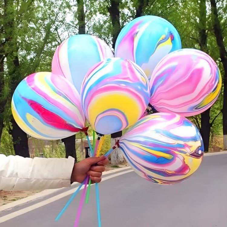 Balon lateksowy z agatem