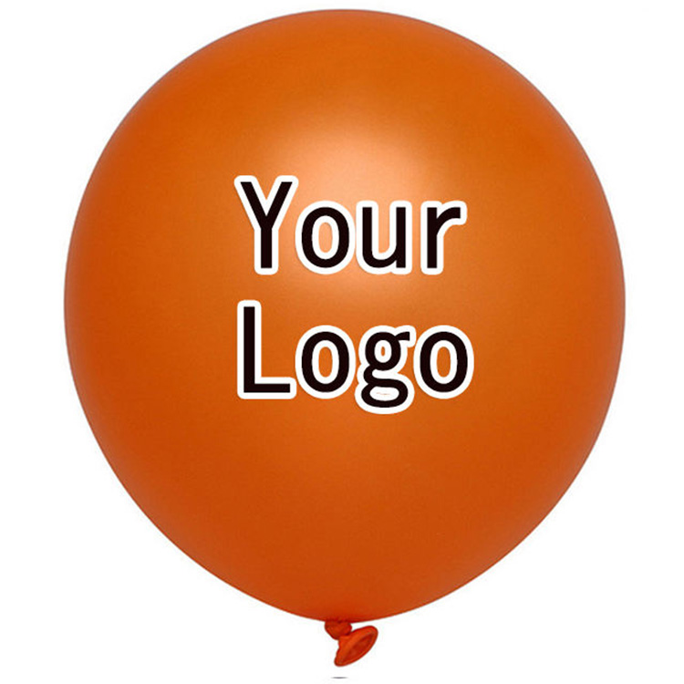 Niestandardowy balon lateksowy z logo