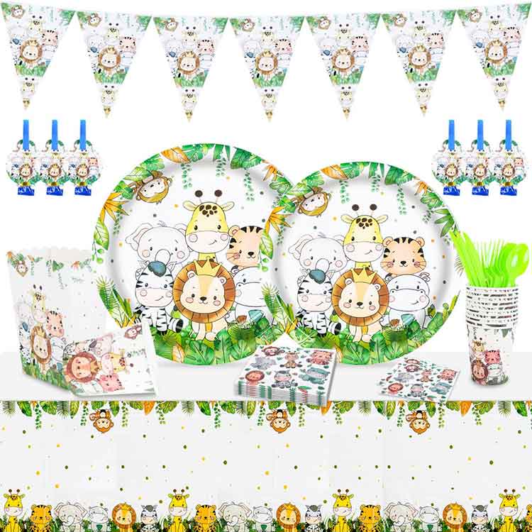 Zestaw jednorazowych naczyń stołowych