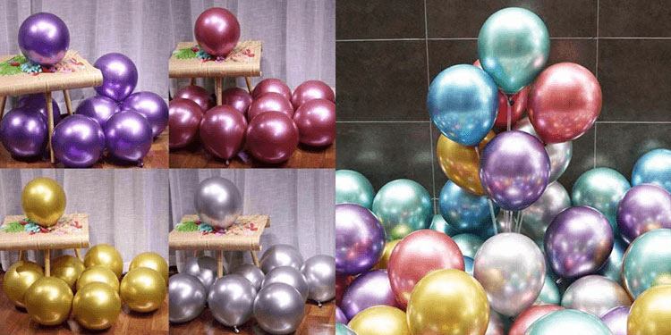 printed metal latex balloon