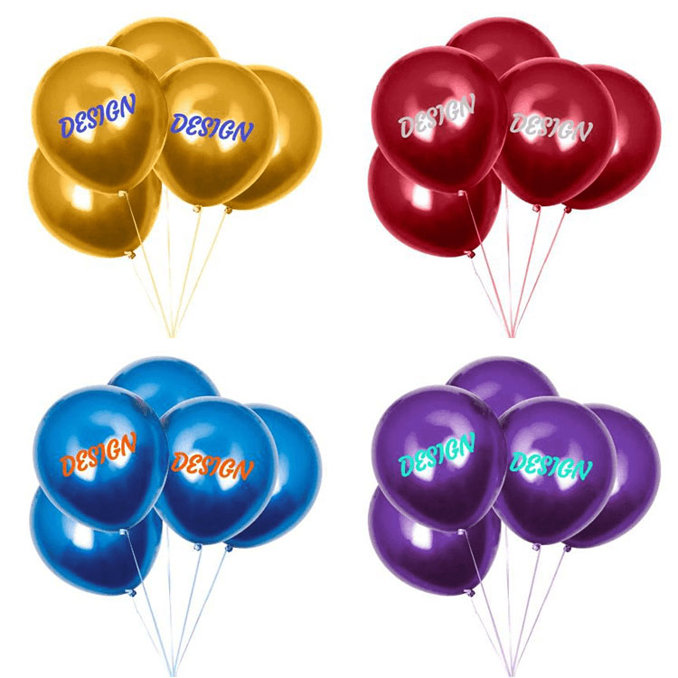 printed metal latex balloon