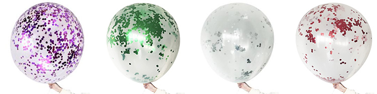 36 inch sequin latex balloons