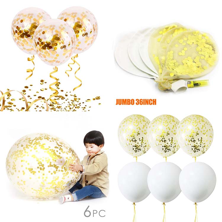 36 inch sequin latex balloons