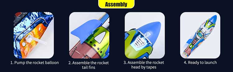 3D Rocket Foil Balloon Throwing Inflatable 3D Rocket Foil Balloon Throwing Inflatable