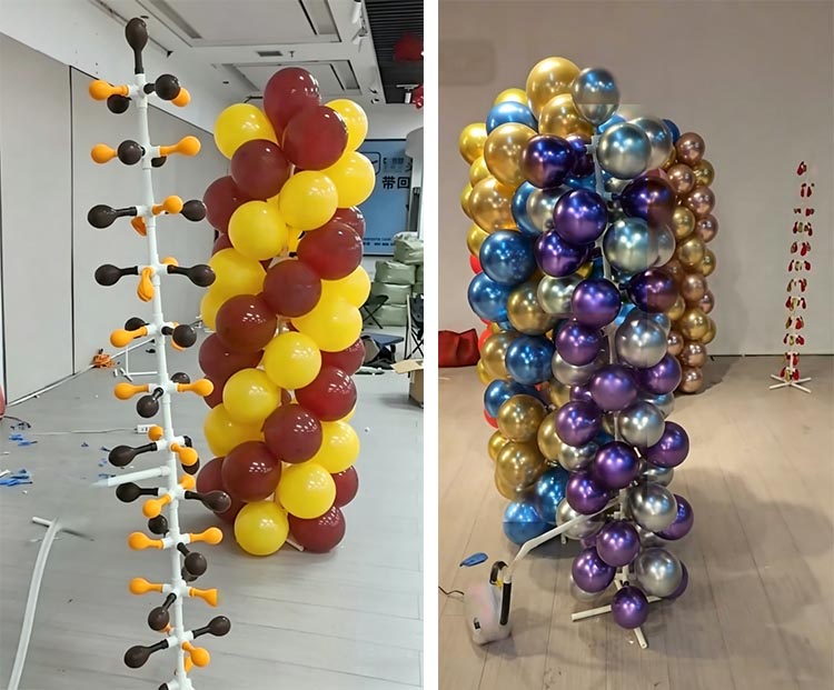 Self Inflated Balloon Stand