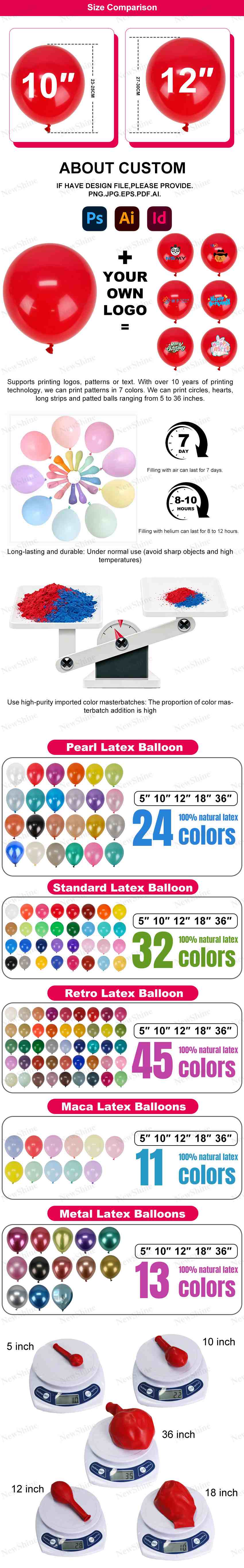 latex balloos