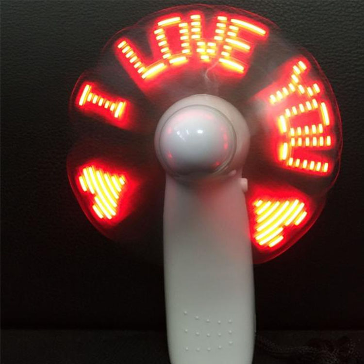 LED DIY światło emitujące wentylator elektryczny