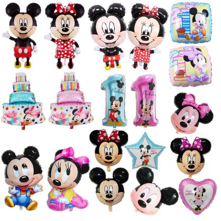 Balony foliowe z motywem Mickey Minnie