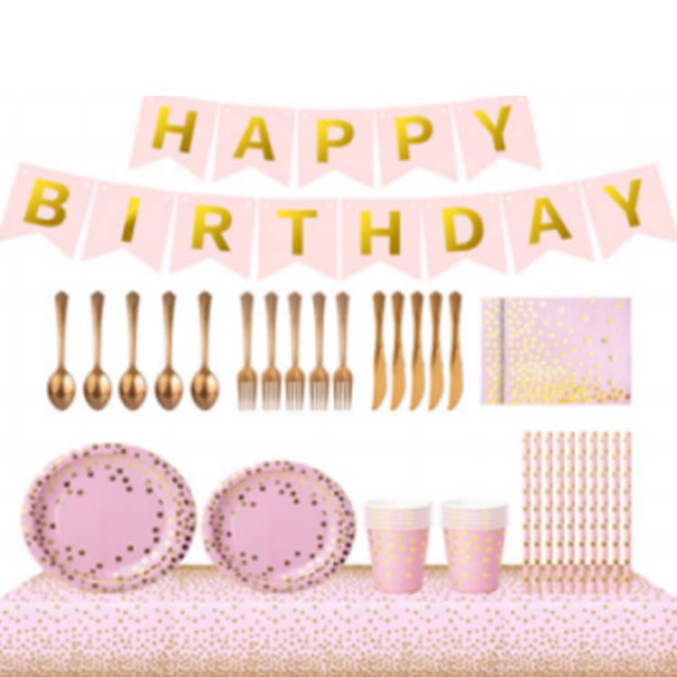 Zestaw zastawy stołowej na imprezę