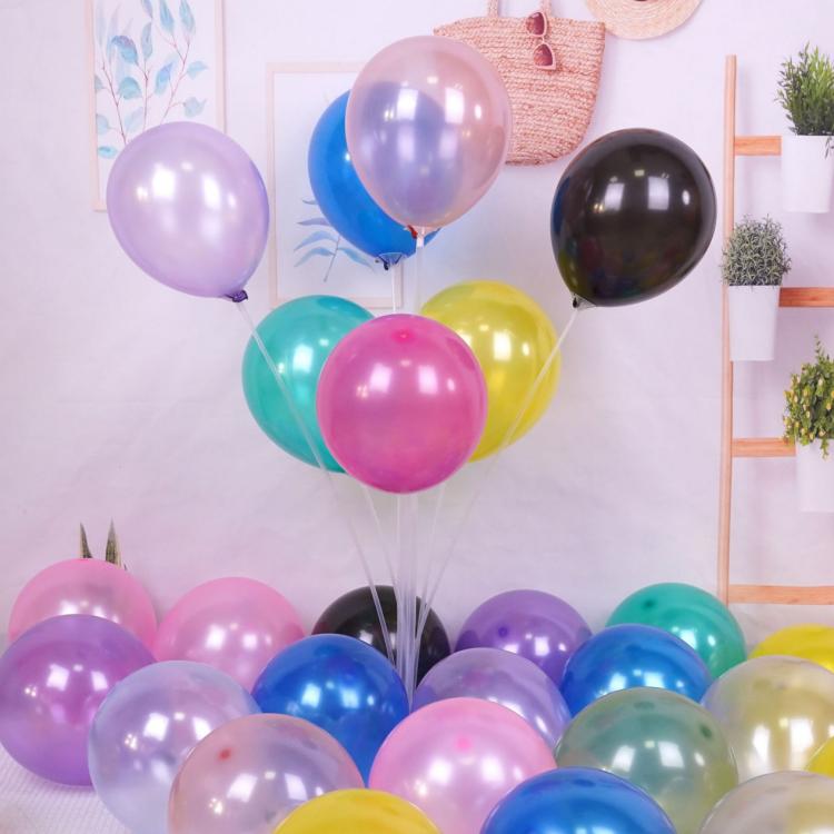Perłowy balon lateksowy