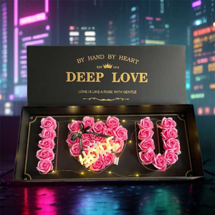 Różowe pudełka na prezenty