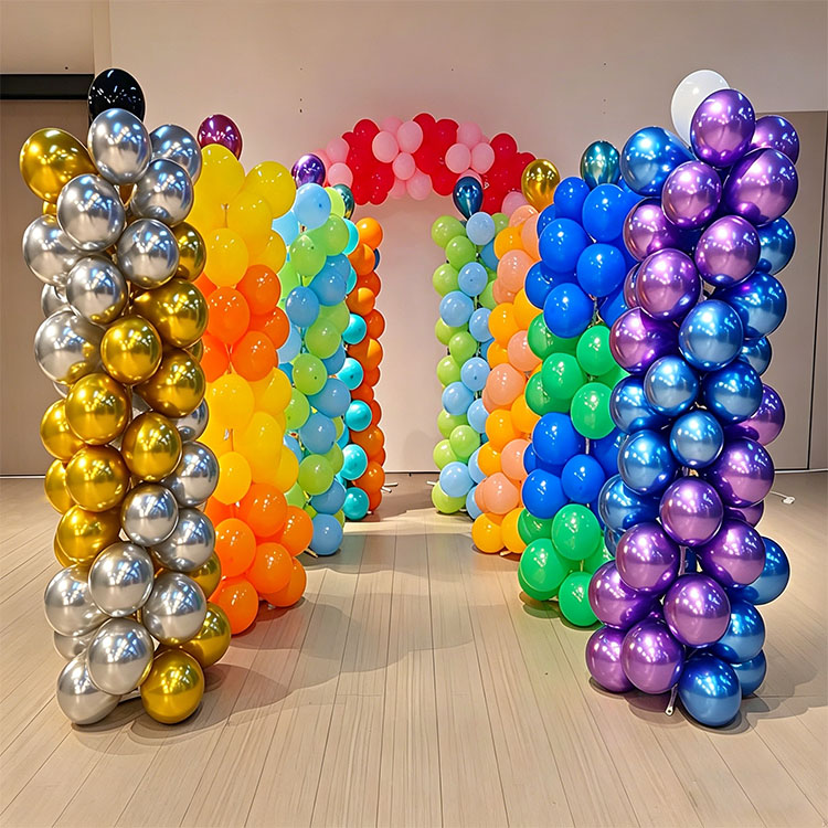 Samonadmuchujący się stojak na balony