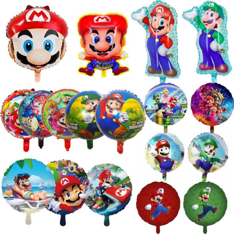 Balon foliowy z motywem Super Mario